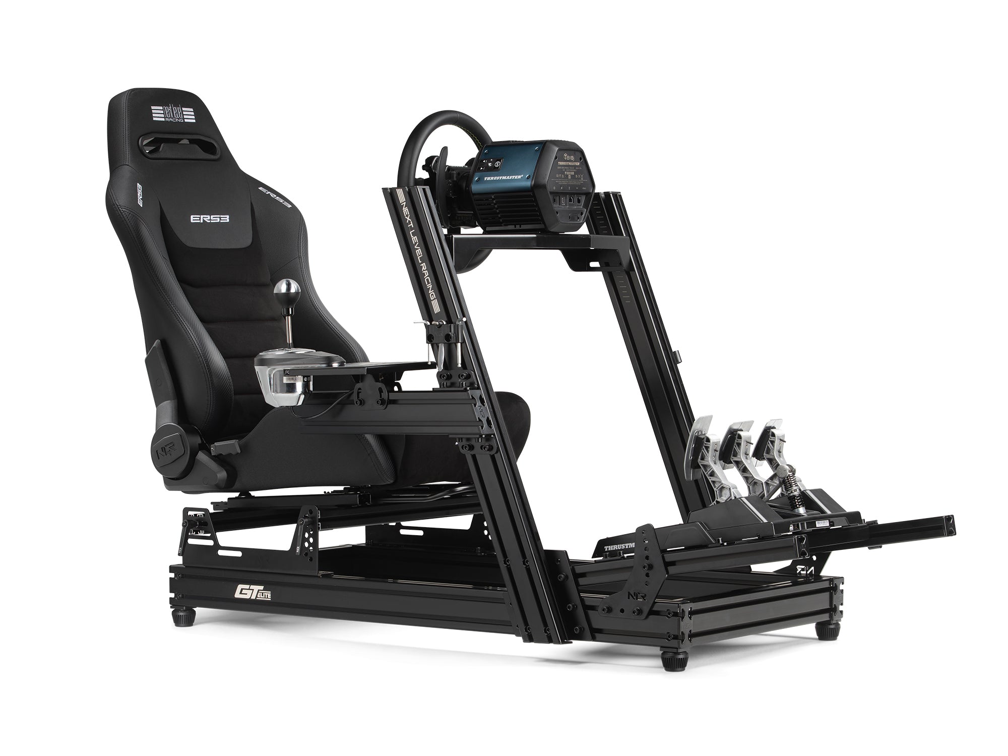 Next Level Racing ERS3 Elite reclining seat — PU leather and suede edition
