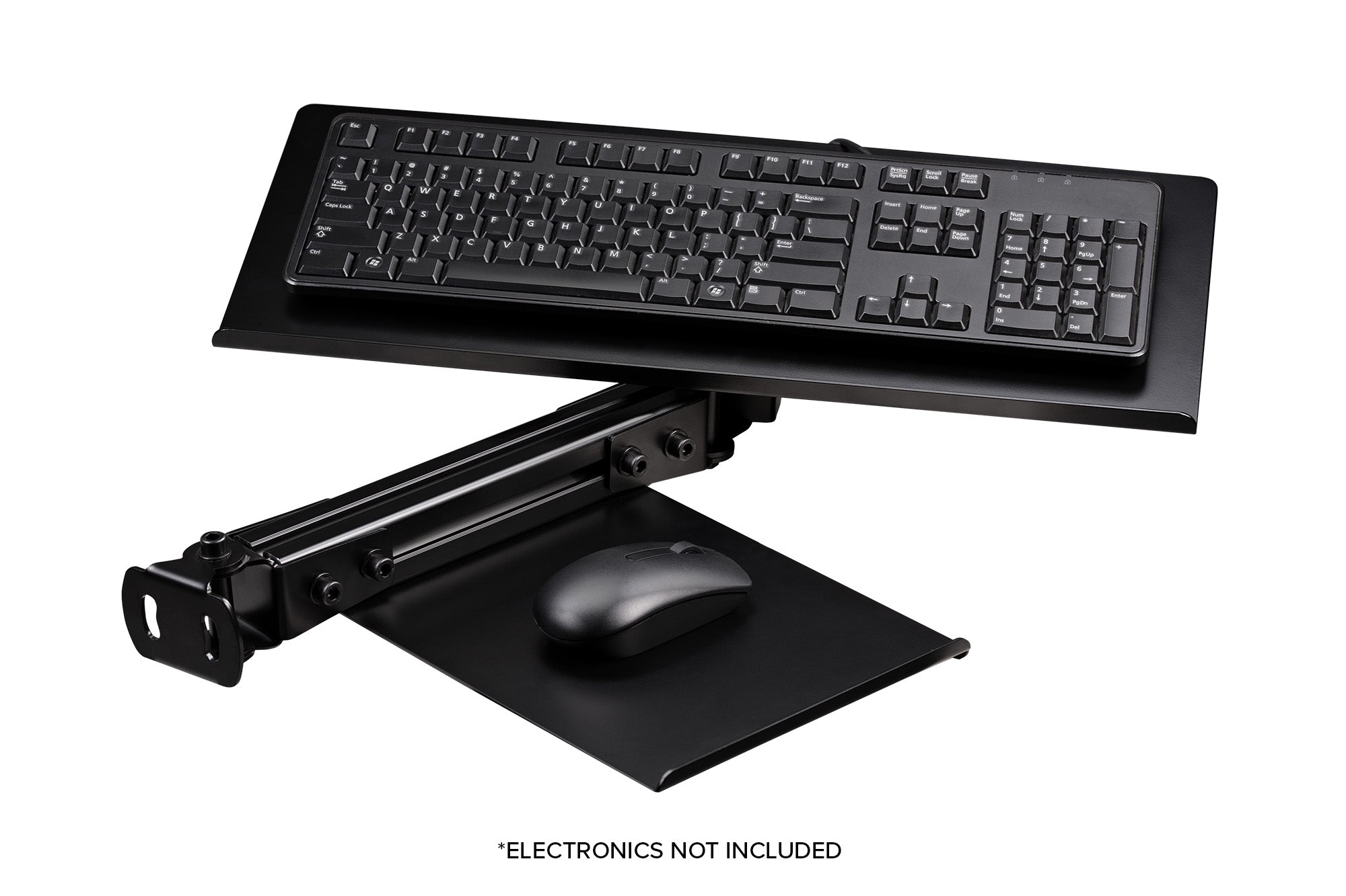 Next Level Racing Elite keyboard and mouse tray — black edition