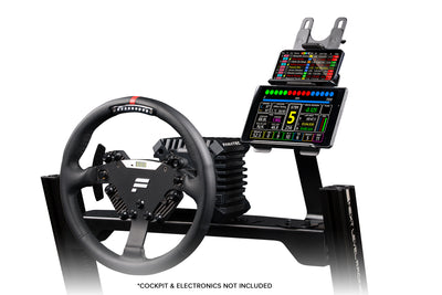 Next Level Racing Elite tablet and button box mount add-on for sim racing cockpit