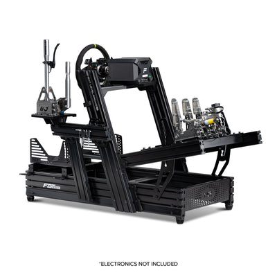Next Level Racing Elite 160 wheel plate edition sim racing cockpit — black edition