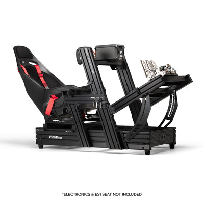 Next Level Racing Elite 160 wheel plate edition sim racing cockpit — black edition