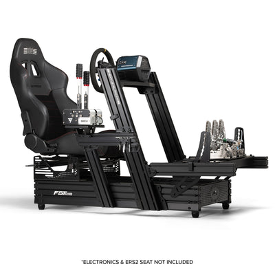 Next Level Racing Elite 160 wheel plate edition sim racing cockpit — black edition