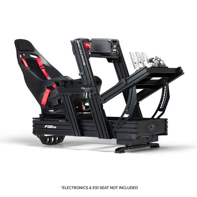 Next Level Racing Elite 160 wheel plate edition sim racing cockpit — black edition