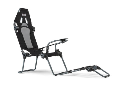 Next Level Racing F-GT Lite formula and GT foldable sim racing cockpit — carbon grey