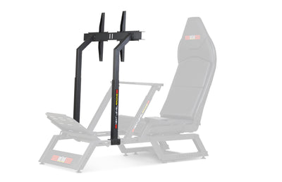 Next Level Racing F-GT monitor stand in matte black for sim racing cockpit