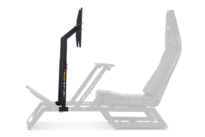 Next Level Racing F-GT monitor stand in matte black for sim racing cockpit