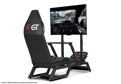 Next Level Racing F-GT Formula and GT Simulator Cockpit – Matte Black