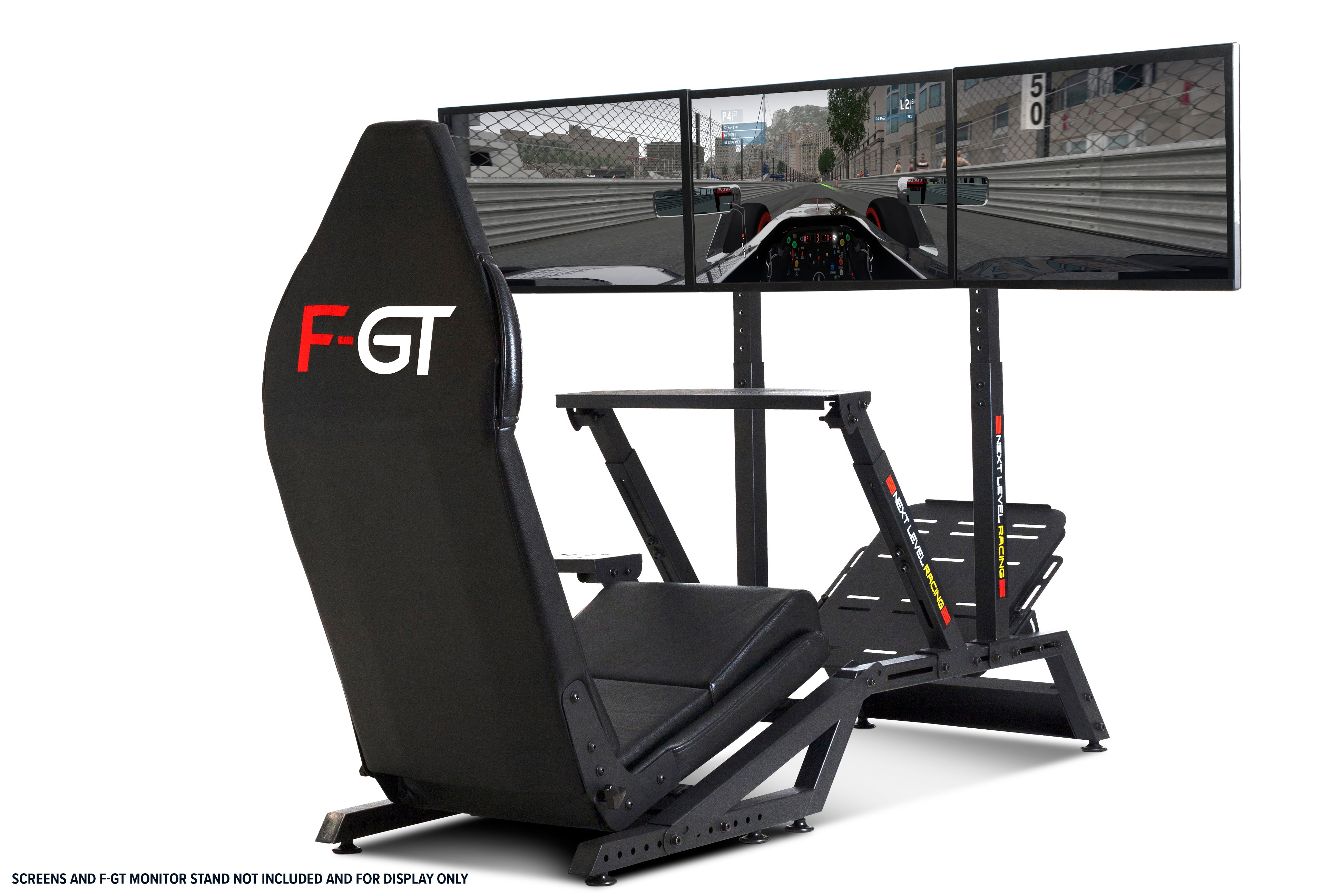 Next Level Racing F-GT Formula and GT Simulator Cockpit – Matte Black
