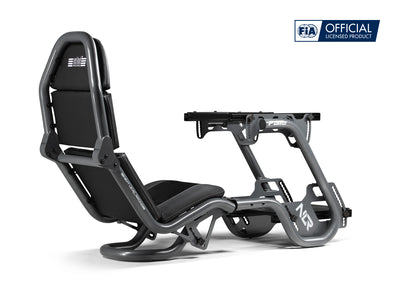 Next Level Racing F-GT Pro formula and GT sim racing cockpit — grey edition