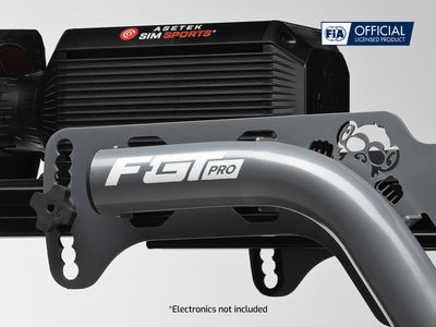 Next Level Racing F-GT Pro formula and GT sim racing cockpit — grey edition
