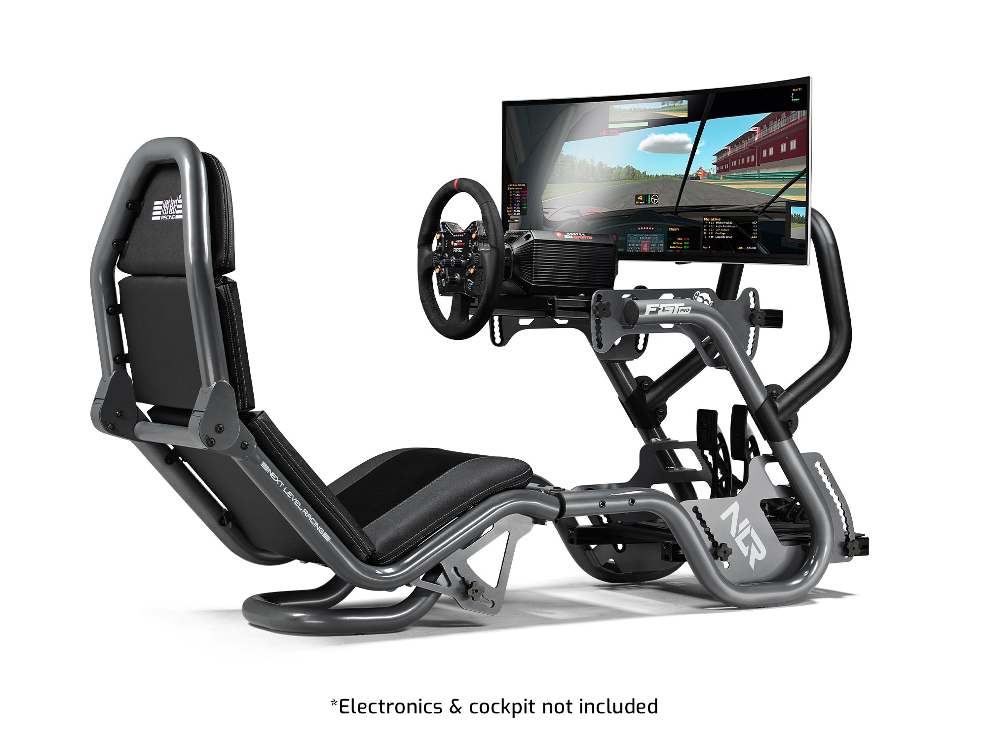 Next Level Racing F-GT Pro direct monitor mount add-on for sim racing cockpit