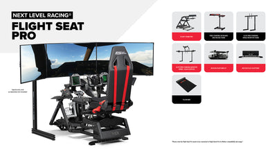 Next Level Racing Flight Seat Pro — premium flight simulation seat