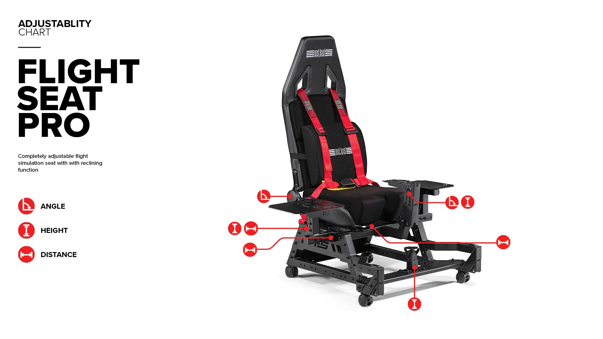 Next Level Racing Flight Seat Pro — premium flight simulation seat
