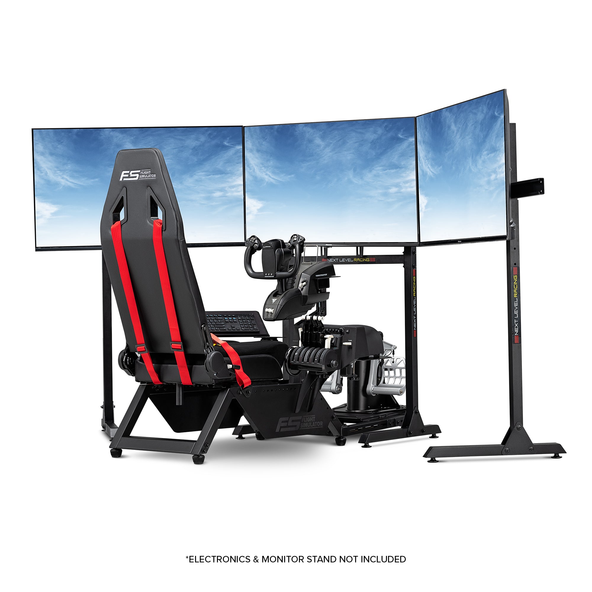 Next Level Racing Flight Simulator Cockpit — complete flight simulation rig