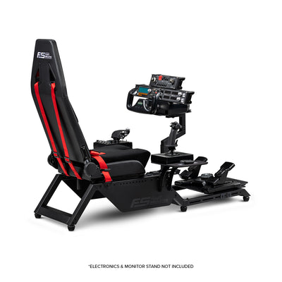 Next Level Racing Flight Simulator Cockpit — complete flight simulation rig