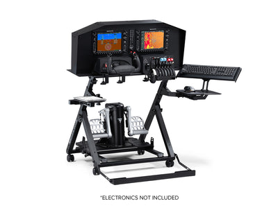 Next Level Racing Flight Stand Pro — adjustable flight simulator stand