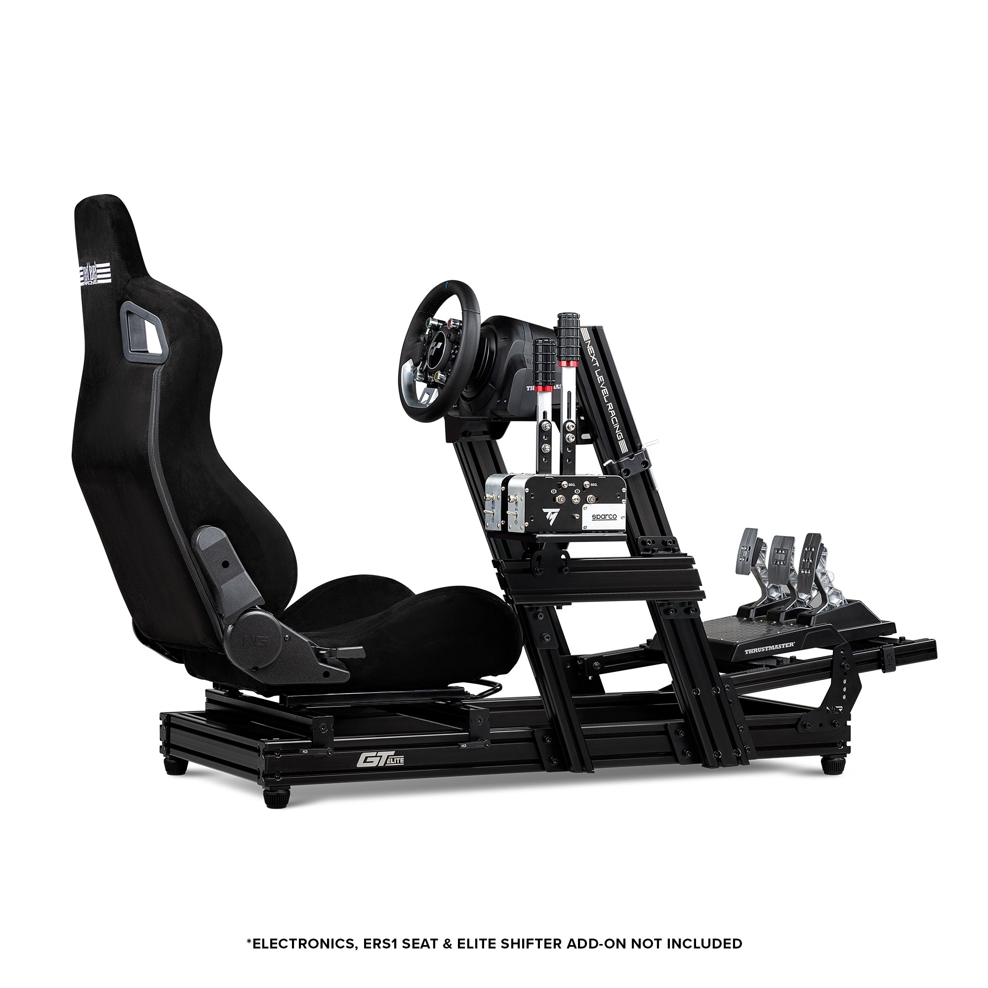 Next Level Racing GT Elite Lite sim racing cockpit — wheel plate edition