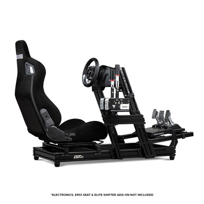 Next Level Racing GT Elite Lite sim racing cockpit — wheel plate edition