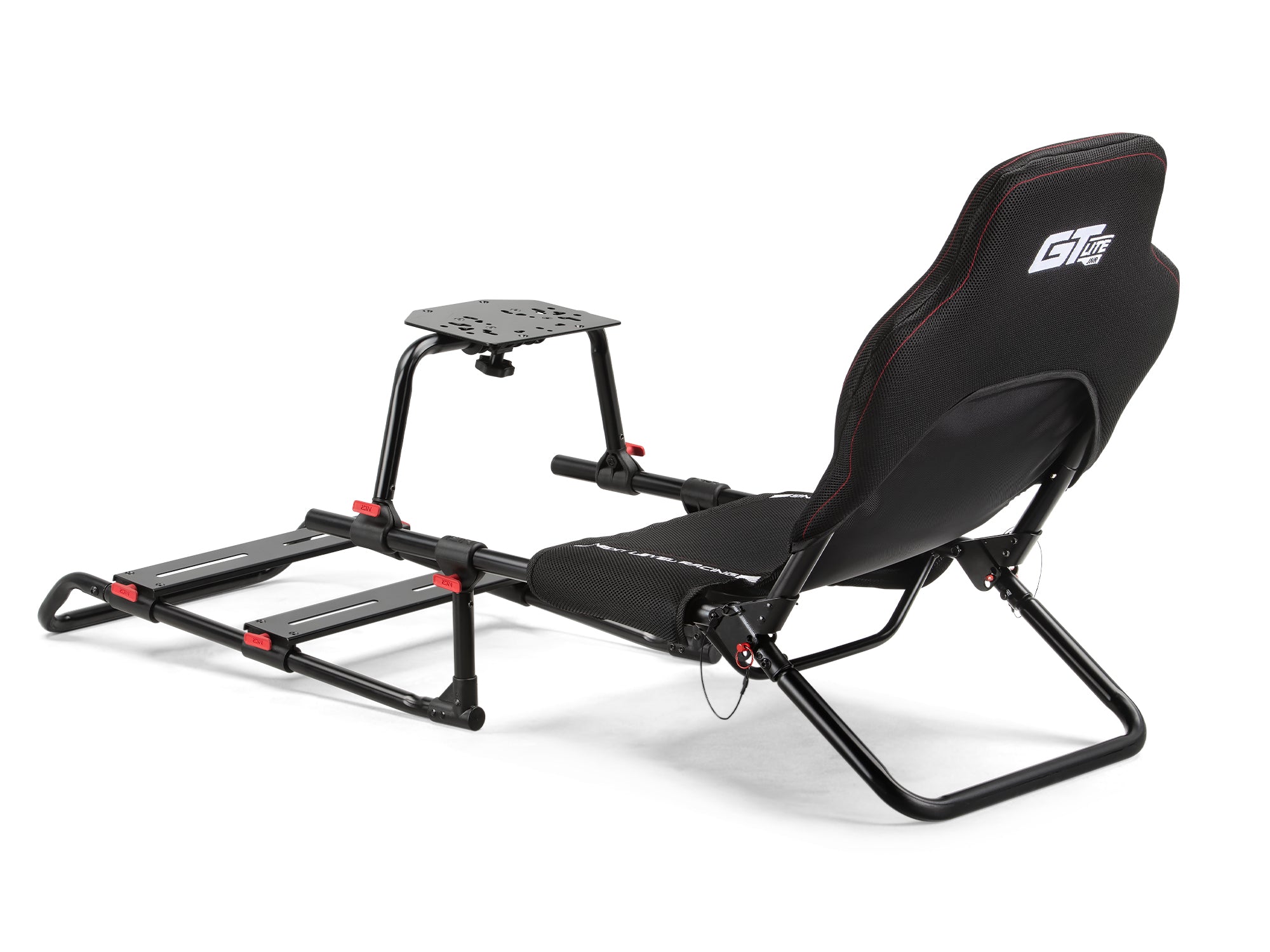 Next Level Racing GTLite Junior sim racing simulator cockpit — compact youth cockpit