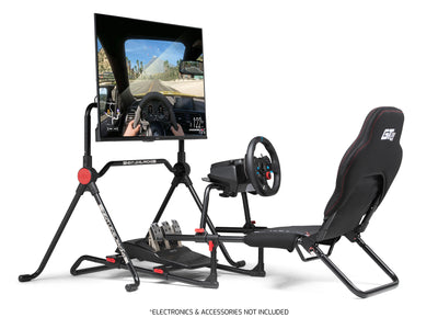 Next Level Racing GTLite Junior sim racing simulator cockpit — compact youth cockpit