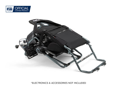 Next Level Racing GTLite Pro foldable sim racing cockpit — carbon grey edition