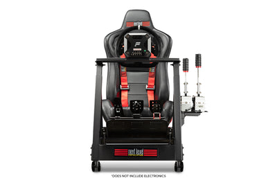 Next Level Racing GTtrack sim racing simulator cockpit — full-size aluminium profile rig