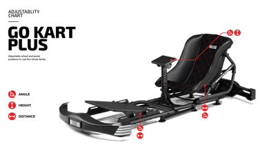 Next Level Racing Go Kart Plus sim racing cockpit — kart-style rig for all ages