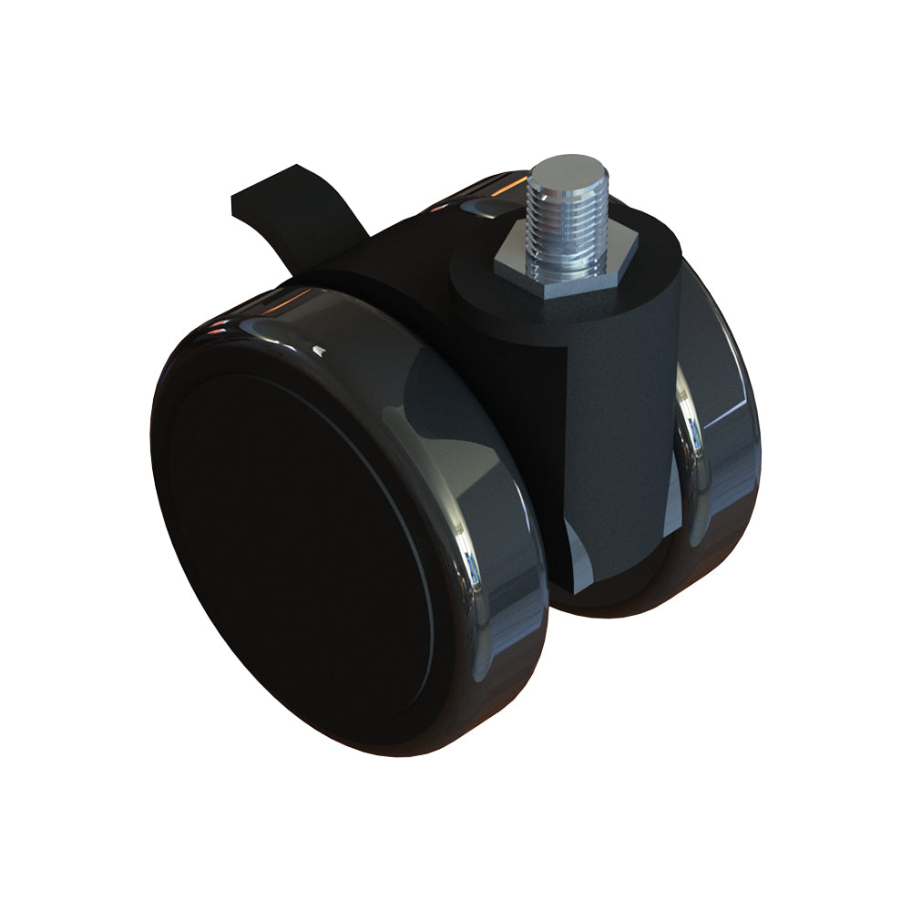 Next Level Racing lockable caster wheels for sim racing cockpit mobility