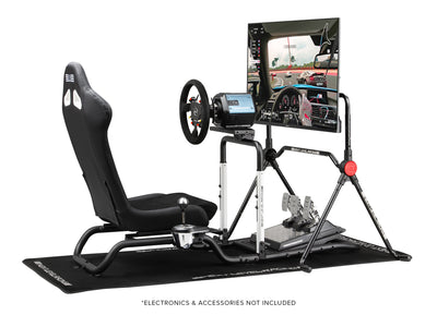 Next Level Racing Victory simulator cockpit — entry-level aluminium sim racing rig