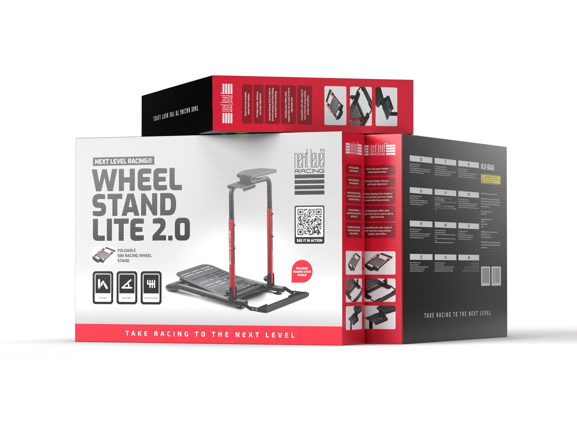 Next Level Racing Wheel Stand Lite 2.0 — compact sim racing wheel stand