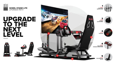 Next Level Racing Wheel Stand Lite — compact entry-level sim racing wheel stand