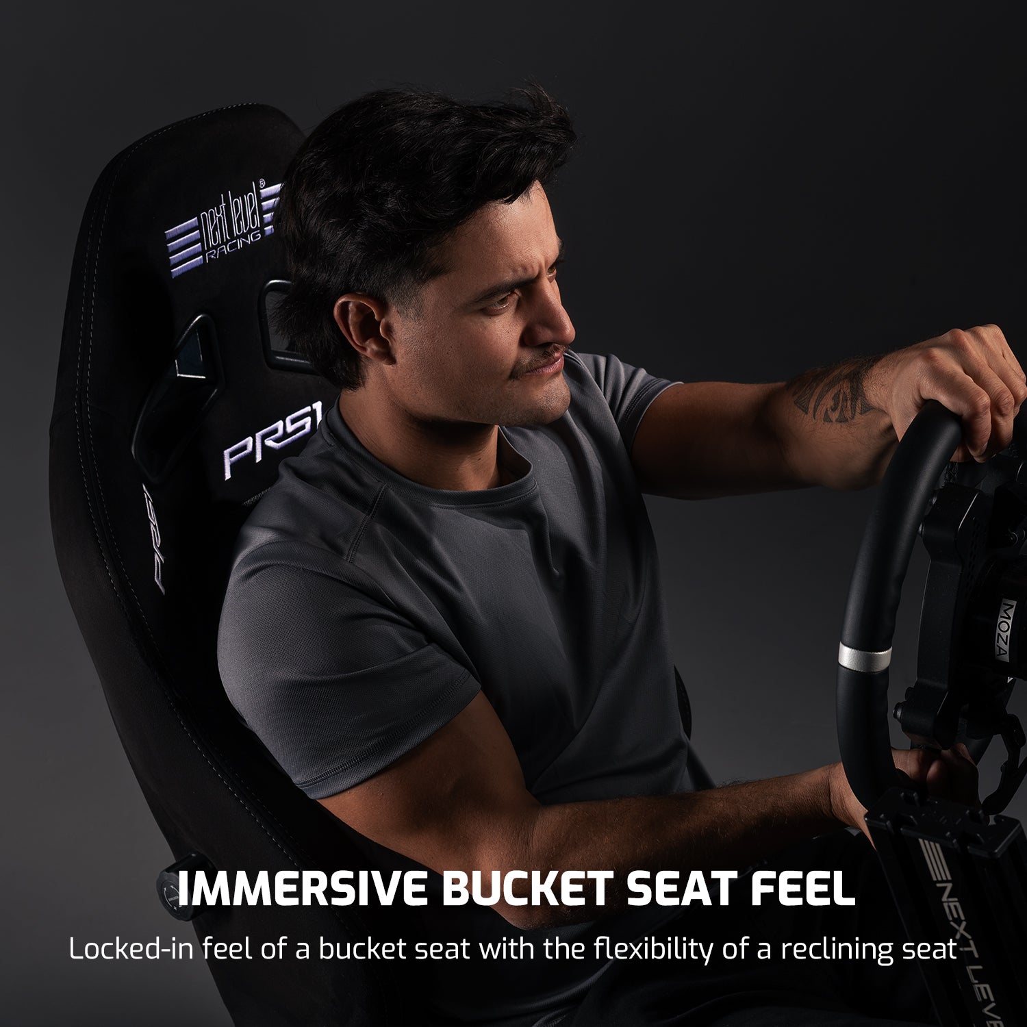 Next Level Racing PRS1 performance reclining sim racing seat