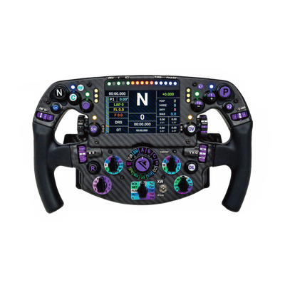 Conspit PW1 formula sim racing steering wheel — open-face F1-inspired design