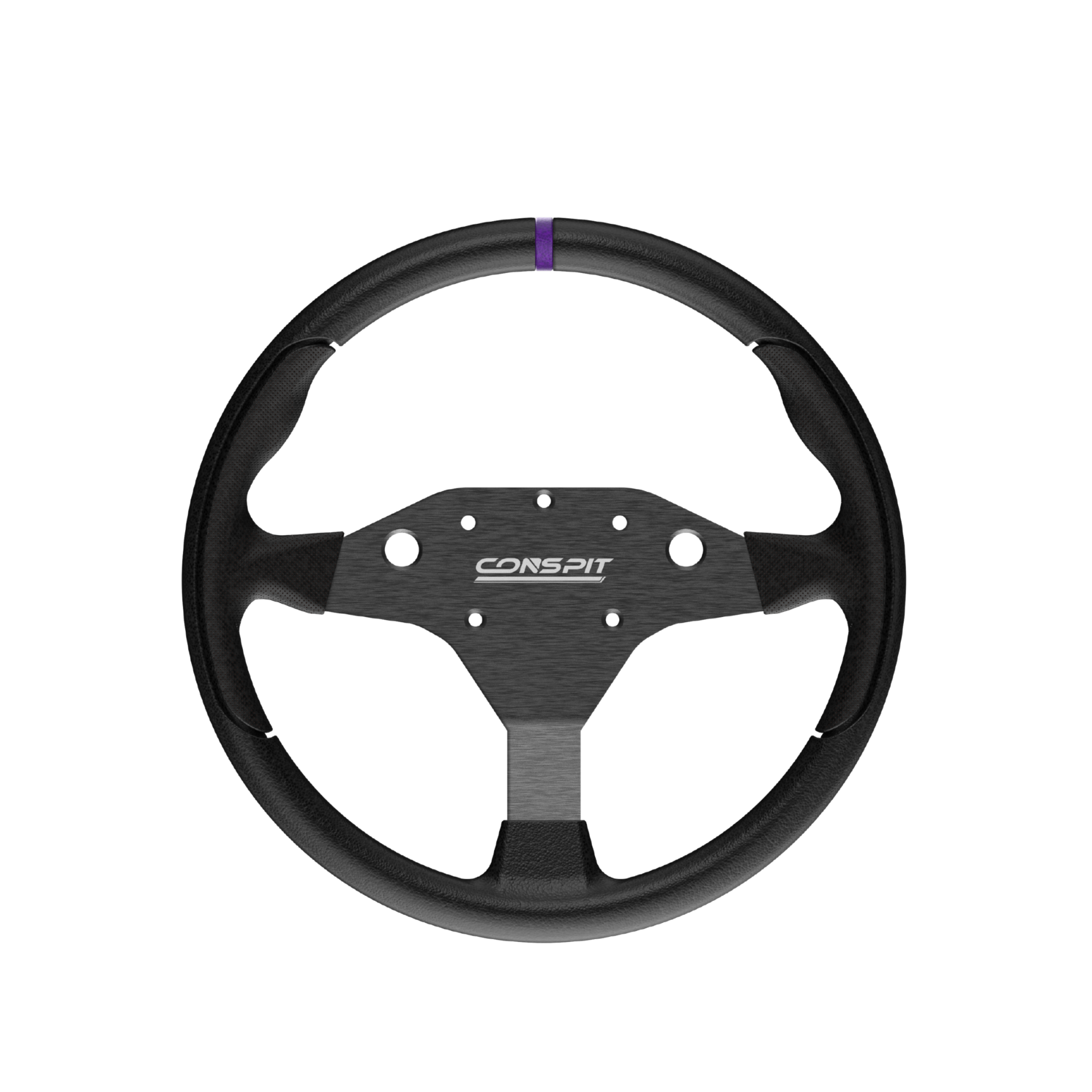 Conspit RX320 round sim racing wheel rim — 320mm diameter for DD wheelbases