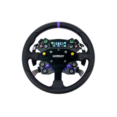 Conspit RX320 round sim racing wheel rim — 320mm diameter for DD wheelbases