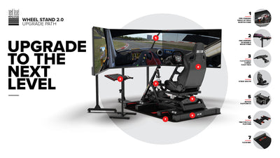 Next Level Racing Wheel Stand 2.0 — sturdy foldable sim racing wheel stand