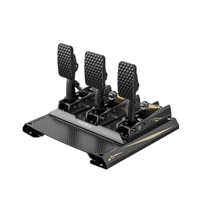 MOZA CRP2 load cell sim racing pedals — throttle and brake two-pedal set