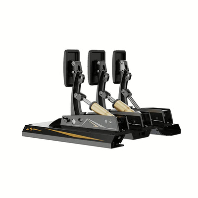 MOZA CRP2 load cell sim racing pedals — throttle and brake two-pedal set