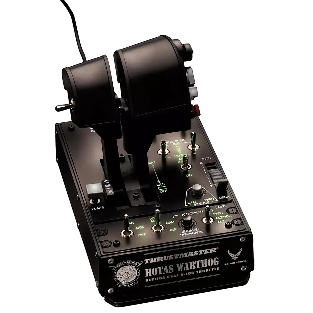 Thrustmaster HOTAS Warthog dual throttle for PC — A-10C replica all-metal throttle