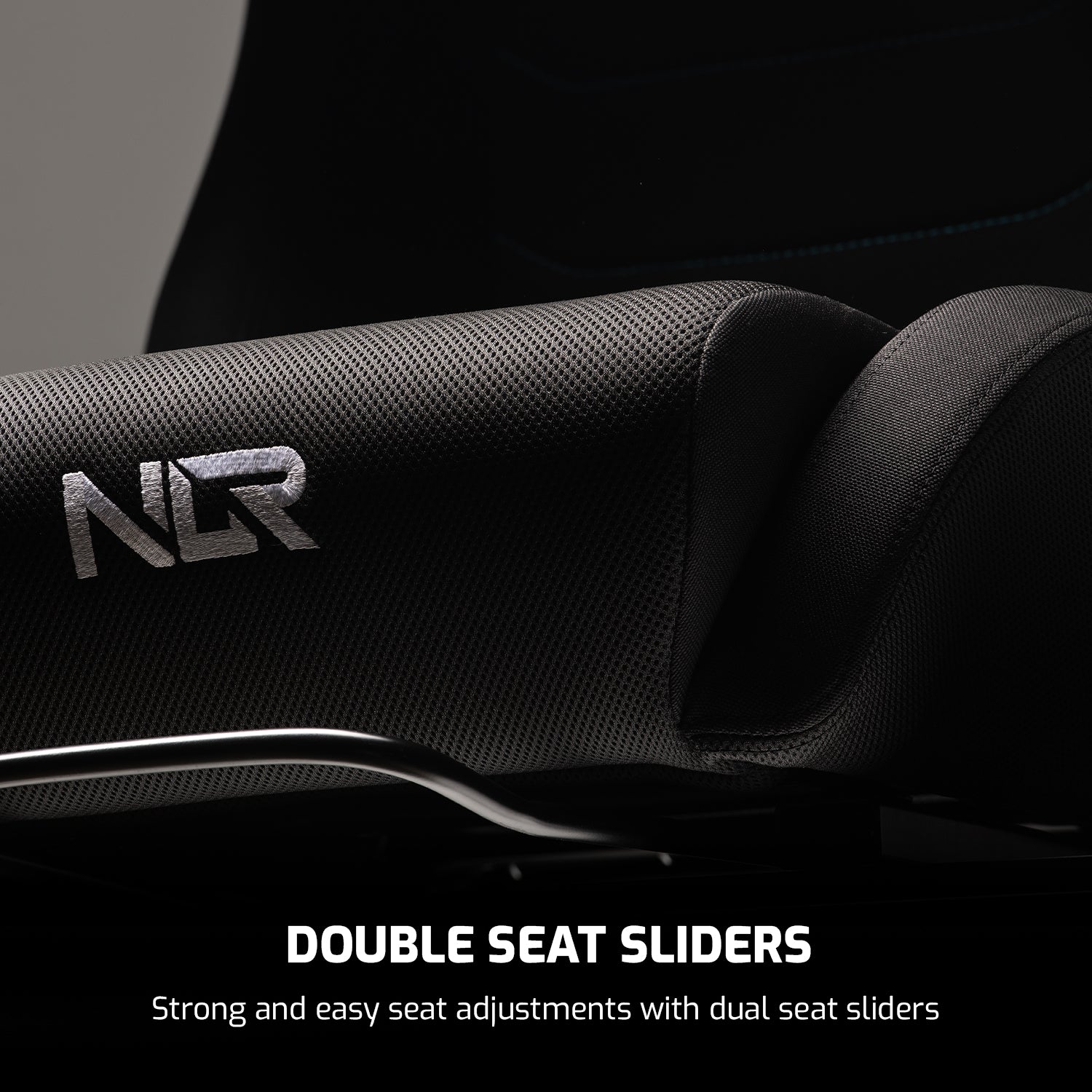 Next Level Racing ERS3 HyperCool ventilated sim racing seat — active cooling mesh design