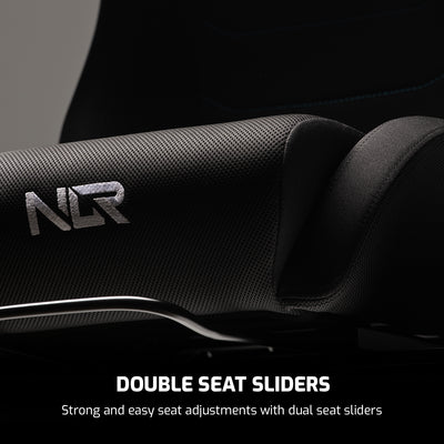 Next Level Racing ERS3 HyperCool ventilated sim racing seat — active cooling mesh design