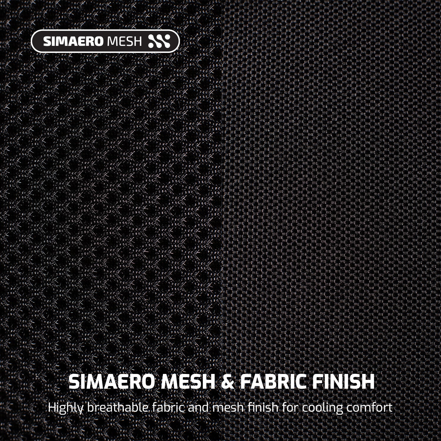 Next Level Racing ERS3 HyperCool ventilated sim racing seat — active cooling mesh design