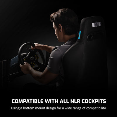 Next Level Racing ERS3 HyperCool ventilated sim racing seat — active cooling mesh design