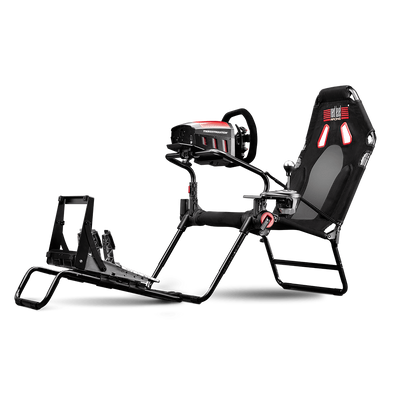 Next Level Racing GT Lite foldable simulator cockpit — compact space-saving sim rig