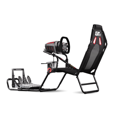 Next Level Racing GT Lite foldable simulator cockpit — compact space-saving sim rig