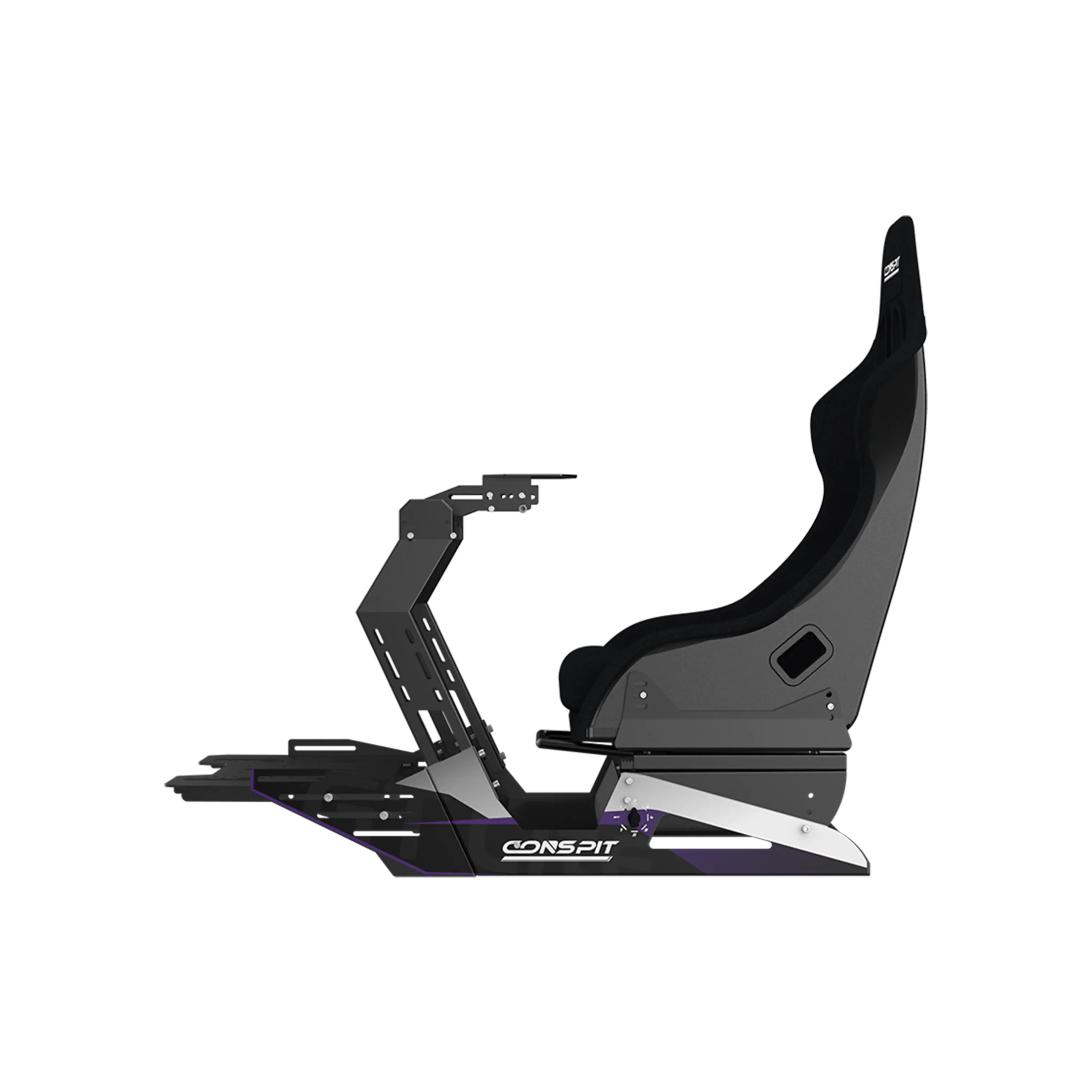 Conspit GT-Lite sim racing cockpit — rigid aluminum profile adjustable GT and formula rig