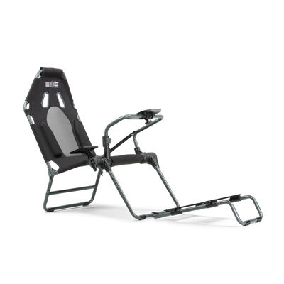 Next Level Racing GTLite foldable simulator cockpit in carbon grey edition