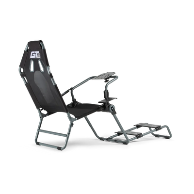 Next Level Racing GTLite foldable simulator cockpit in carbon grey edition