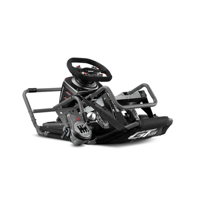 Next Level Racing GTLite foldable simulator cockpit in carbon grey edition