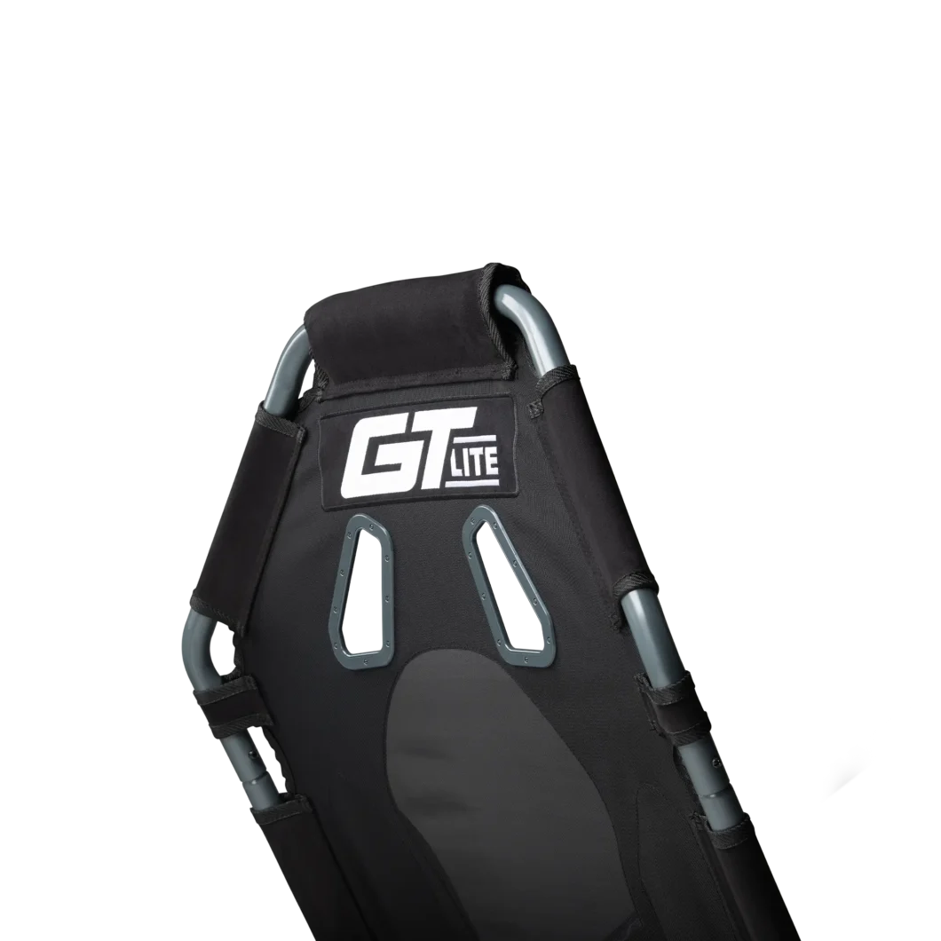Next Level Racing GTLite foldable simulator cockpit in carbon grey edition